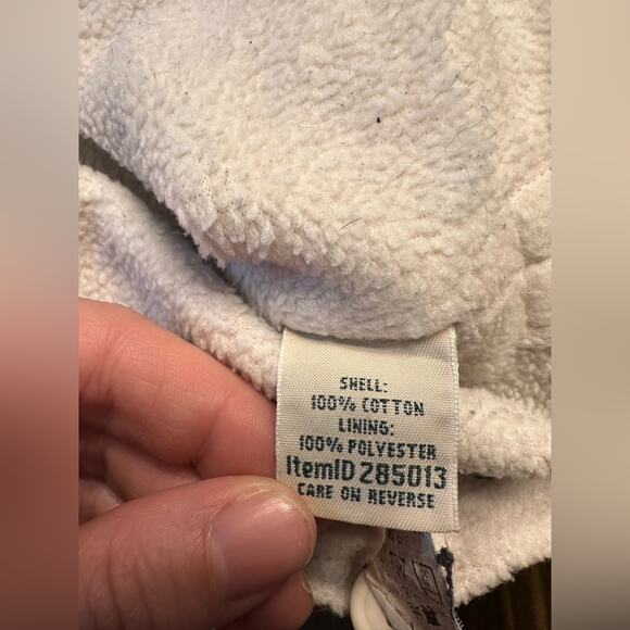 L.L. Bean Women's Fleece-Lined Flannel Shirt, Button-Front Plaid Red EUC - Picture 4 of 7